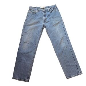Levis 550 Relaxed Fit Jeans Mens 36x33 (x34tag)‎ Blue Denim Med Wash Tapered Leg